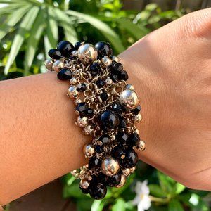Black & Gold Chunky Bracelet